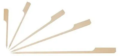 Bambus Fingerfood Spieße Welle 9 cm, 250 Stück