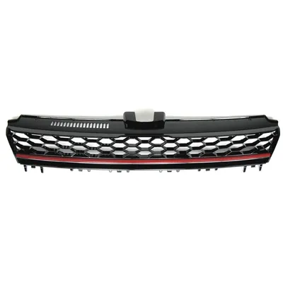 Produktbild von JOM 5G0853653MRE Kühlergrill Frontgrill für VW Golf VII Schrägheck (5G1, BQ1, BE1, BE2) Vorne Schwarz/rot