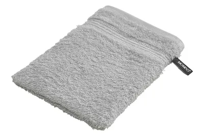 Produktbild von Waschhandschuh - 16 x 22 cm - Hellgrau - Baumwolle