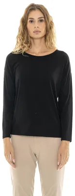 Produktbild von Damen Langarm-T-Shirt mit Rückenschlitz „Pearl“