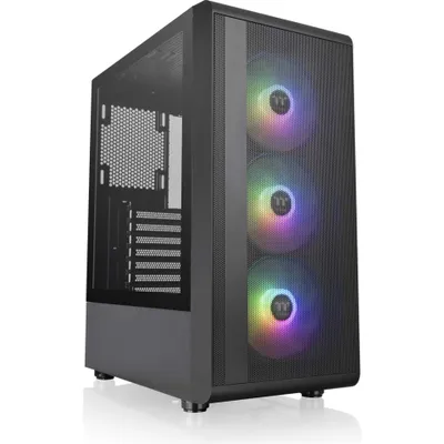 Produktbild von PC-Gehäuse - THERMALTAKE - S200 TG ARGB (Schwarz) - Mittlerer Tower - ATX-Format - Ohne Netzteil
