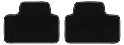 Image de Tapis arrière en moquette pour Volvo C40 2021- (à hayon) – 2 pièces, noirs, sur mesure – Wielganizator LUX