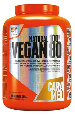 Obrázok produktu pre Extrifit Vegan 80, 2000 g, príchuť karamel