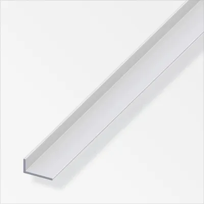 Produktbild von alfer Winkel 2 m, 20 x 10 mm Aluminium eloxiert silber