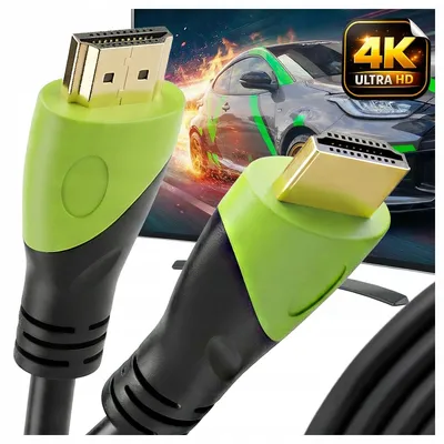 Obrázek produktu pro Vayox HDMI kabel 2.0 VA0018-3 | 3 m | 4K | Černá/zelená