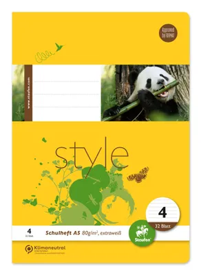 Zdjęcie produktu dla Staufen® style 040532004 Heft LIN4 - A5, 32 Blatt, 80 g/qm, liniert