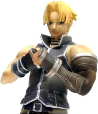 Imagen del producto de Réplica de la figura de acción de PVC "Cliff Fitter" de la serie Star Ocean, fabricada por Kotobukiya. Producto nuevo, en su caja original
