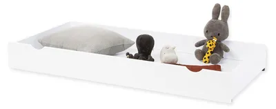 Produktbild von Pinolino Bettkasten für Kinderbetten, weiß  Teilmassiv: Kiefer, weiß lackiert