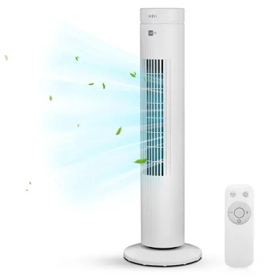 Produktbild von aeco AirX SPIN Turmventilator mit Fernbedienung 3 Geschwindigstufen