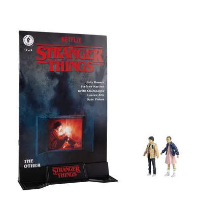 Produktbild von Stranger Things Action Figures – Eleven and Mike Wheeler – 8 cm