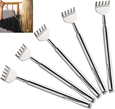 Produktbild von Rückenkratzer – 5-teilig – Ausziehbare Rückenkratzer – Handrückenkratzer – Verstellbare Rückenkratzer – Teleskop-Rückenkratzer – Rückenkratzer