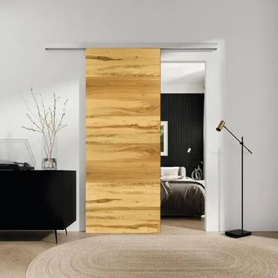 Produktbild von Schiebetürblatt MODERN-H 01 Balkeneiche 950x2030 mm für Beschlag Selir