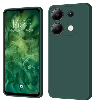 Produktbild von Hülle für Xiaomi Redmi Note 13 Case Cover Bumper Smartphone Softgrip Schutzhülle Farbe: Grün