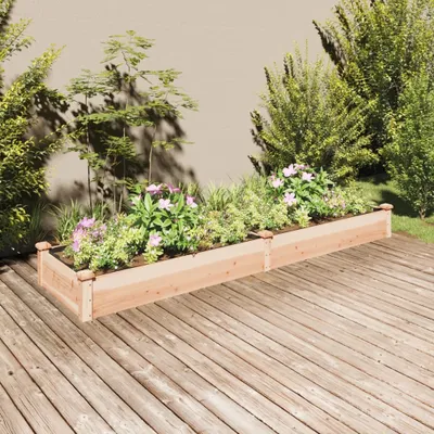 Obrázok produktu pre Vyvýšený záhon s vložkou 240x60x25 cm, jedľový masív