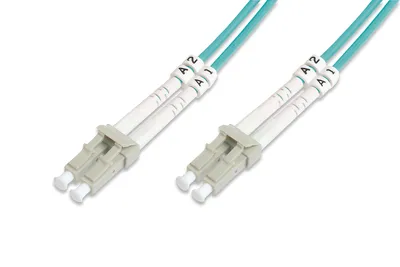 Image de DIGITUS LWL Patchcable LC -> LC 20.00m Multimode Duplex OM3