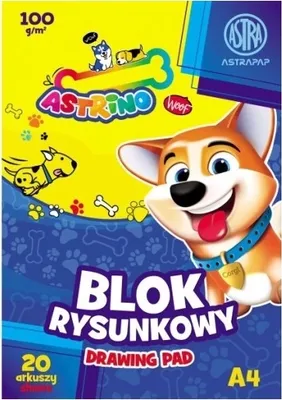 Produktbild von A4 Künstler-Zeichenblock, 100g/m², 20 Blatt, Hochwertige Künstlerqualität