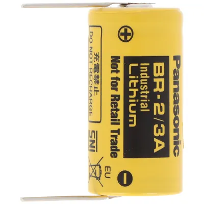 Zdjęcie produktu dla Bateria litowa Panasonic BR-2/3A 3 V z grotem lutowniczym do wlutowywania