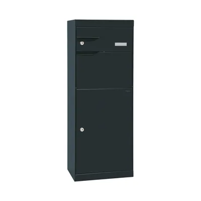 Produktbild von MEFA Paket Briefkasten Etna 771 + Namensschild, Schloss 1094x402x305mm anthrazit