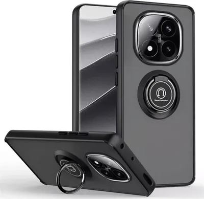 Produktbild von Hülle für Xiaomi Redmi Note 14 5G Ringhalterung Silikon Case Tasche Magnet Cover