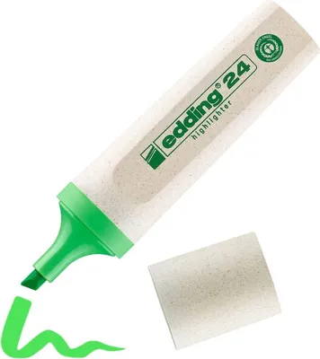 Zdjęcie produktu dla Edding EcoLine 24, 1 szt., Zielony, Końcówka ścięta, Tubka, 2 mm, 5 mm