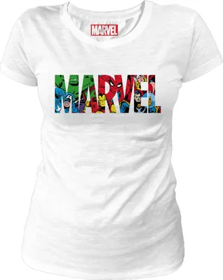 Immagine prodotto di Marvel - T-shirt da donna CD270 (M) (bianca)
