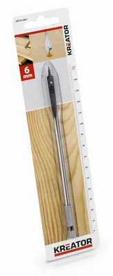 Image de KREATOR KRT010801 - Mèche à bois plate 6 x 152 mm