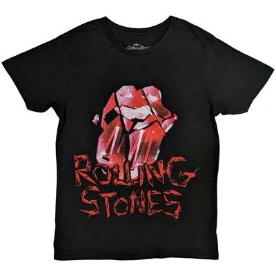 Produktbild von The Rolling Stones Hackney Diamonds Cracked Glass Tongue Black M T-Shirt