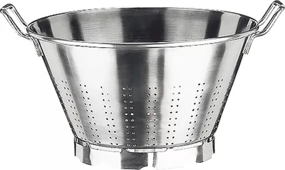 Produktbild von PADERNO Gemüseseiher Edelstahl 18/10, mit Fußreifen und Griffen