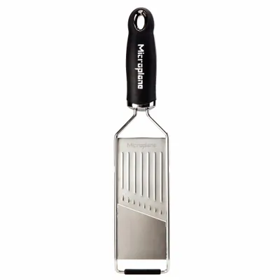 Zdjęcie produktu dla Microplane 45041, Tarka płaska, Czarny, Stal nierdzewna, Stal nierdzewna, Oczko do wieszania, 75 mm, 30 mm