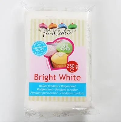 Produktbild von FunCakes Fondant, Zuckerpaste -Bright White- -250g-