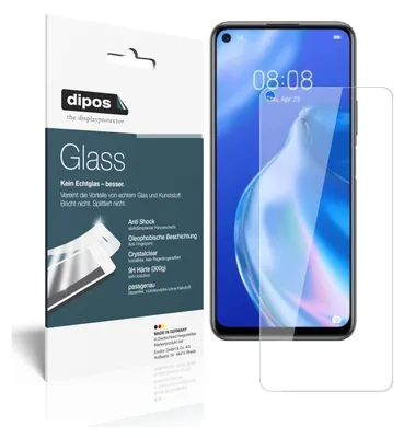 Zdjęcie produktu dla 2x folia ochronna do Huawei nova 7 SE - folia antywstrząsowa 9H dipos Glass szkło plastikowe