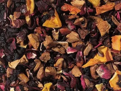 Produktbild von 1 kg  Früchteteemischung Mango-Maracuja aromatisiert