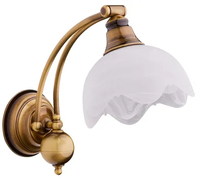 Immagine prodotto di Applique da parete JUPITER in ottone 1xE27x20W in metallo, dimensioni: 27x22x36 cm, IP20 Jupiter