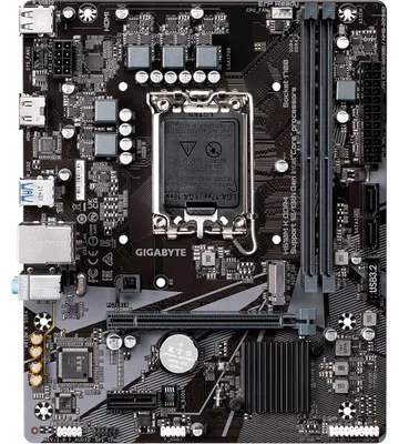 Zdjęcie produktu dla GIGABYTE H610M K DDR4, Intel, LGA 1700, Intel® Celeron®, Intel® Core™ i3, Intel® Core™ i7, Intel® Core™ i9, Intel® Pentium® Gold, DDR4-SDRAM, 64 GB, DIMM