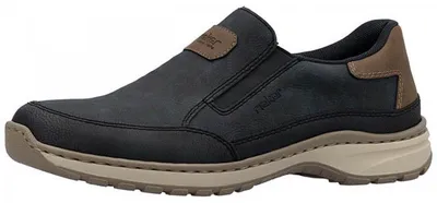Produktbild von Rieker Herren-Slipper Blau-Braun, Farbe:blau, EU Größe:40
