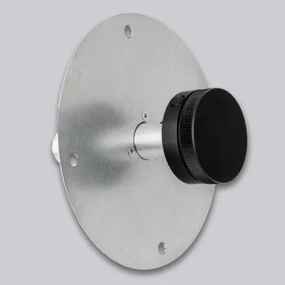 Produktbild von Drehknopf Aufputz mit 8 x 8 mm Anschluss, schwarz
