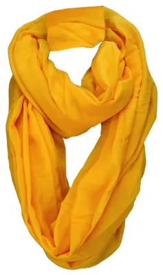 Obrázek produktu pro Šála/nákrčník TigerTie Loop, oranžová, jednobarevná - rozměry 180 x 100 cm - tvar trubky