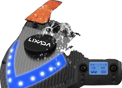 Produktbild von Fernbedienung Angelköderboot, GPS-Navigation, drei separate Futterbehälter, 12000mah