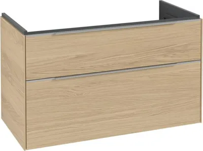Image de Villeroy & Boch Subway 3.0 armoire sous lavabo, 2 tiroirs, 973x576x478mm, C57000VJ