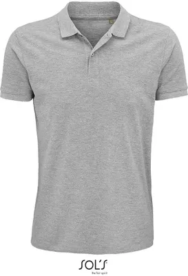 Produktbild von SOLs 03566 | Herren Polo, Planet Men Polo Shirt, 100% Baumwolle - Farbe: Grey Melange - Größe: L