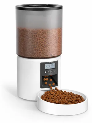 Produktbild von Futterautomat Katze 4L, programmierbar 1–6 Fütterungen, Portionskontrolle