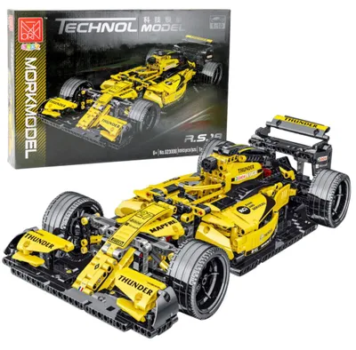 Immagine prodotto di Elementi di costruzione per auto da corsa R.S.18 Gialla 1:10, 1093 pezzi