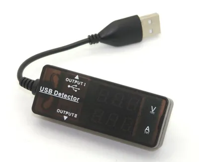 Produktbild von USB Ampere- / Voltmeter 2-fach