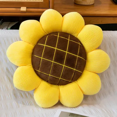 Produktbild von Dekoratives Sonnenblumen-Kissen für Schlafzimmer oder Auto