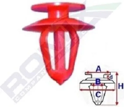 Immagine prodotto di 10 pezzi di listello decorativo/protettivo ROMIX 603012