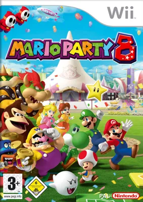 Produktbild von Nintendo Mario Party 8, Wii, Nintendo Speicherkarte, Party, E (Jeder)