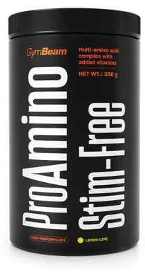 Immagine prodotto di GymBeam ProAMINO senza stimoli 390 g, limone e lime