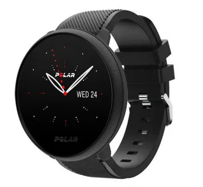Produktbild von Strap-it Polar Ignite 3 Silikonarmband (Schwarz)