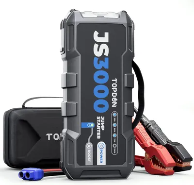 Zdjęcie produktu dla Urządzenie do rozruchu silnika i ładowania akumulatorów o mocy 3000A, pojemności 24000mAh oraz funkcją powerbanku