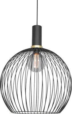 Image de Mexlite - suspension - Aureole - noir - métal - Ø 42cm - E27 - 3068ZW